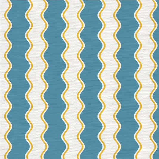 Organic Squiggle Fabric — Sold by the Metre