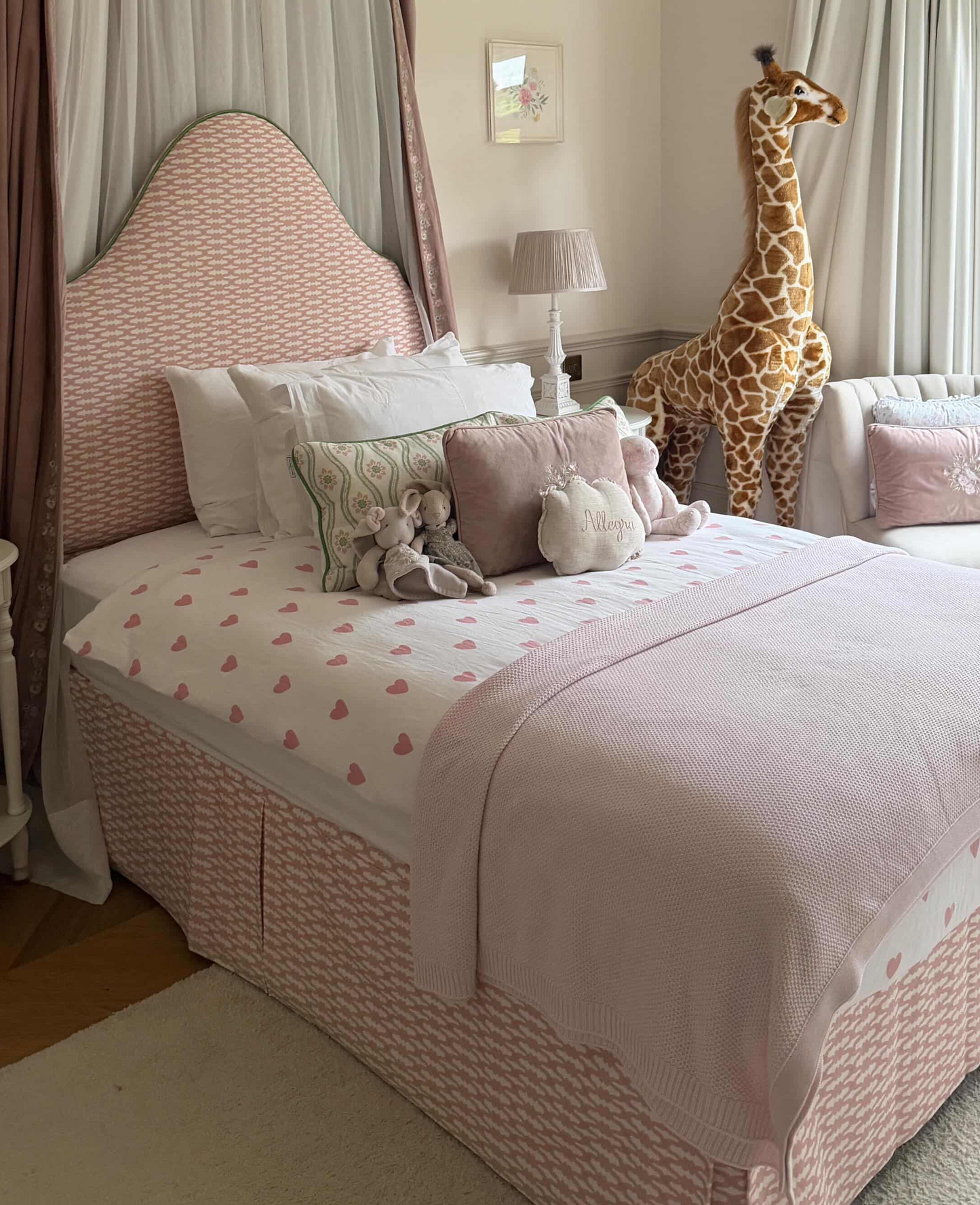 Bespoke Tailored Bed Valance