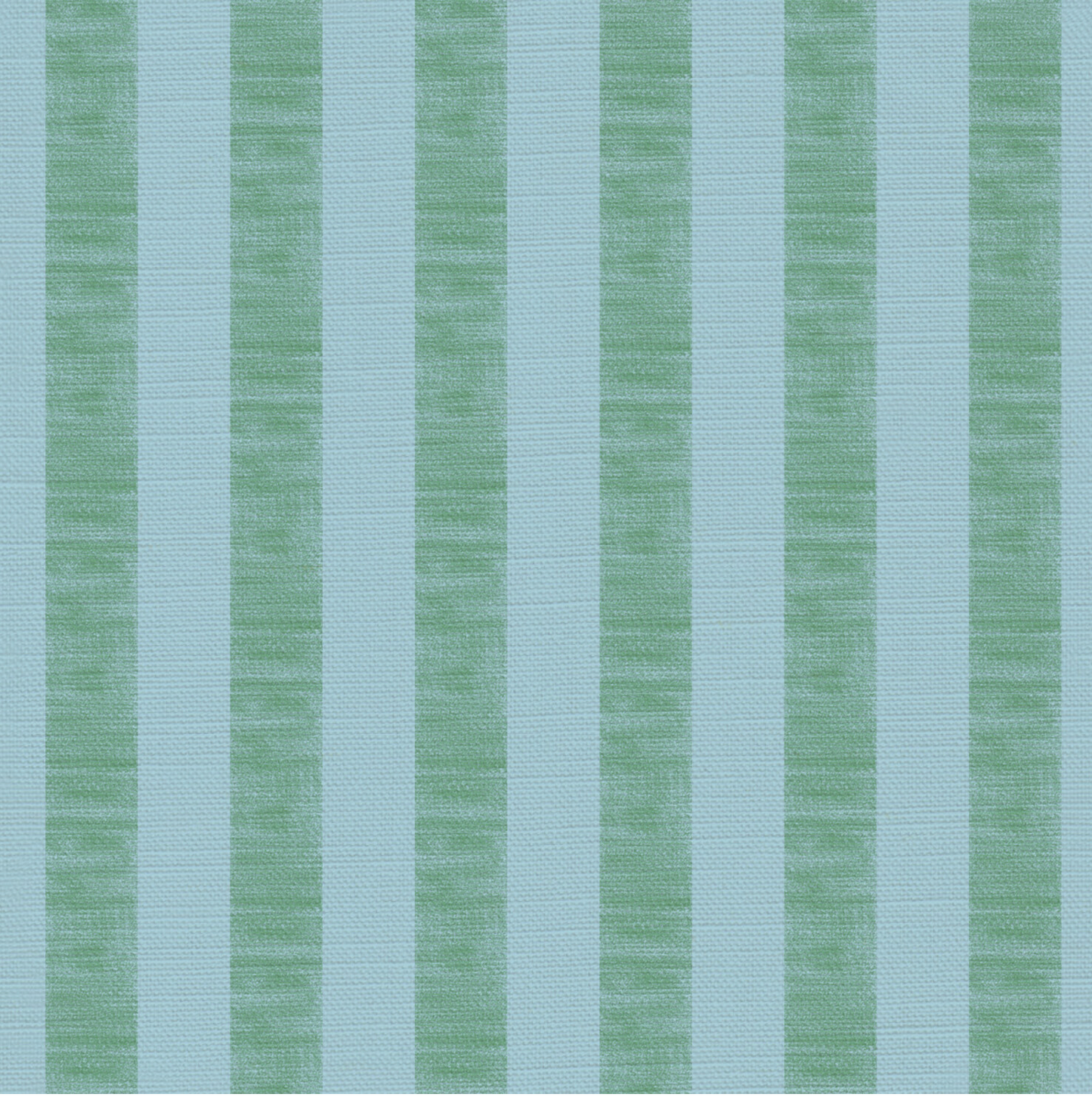 Organic Crayon Stripe Fabric — Sold by the Metre