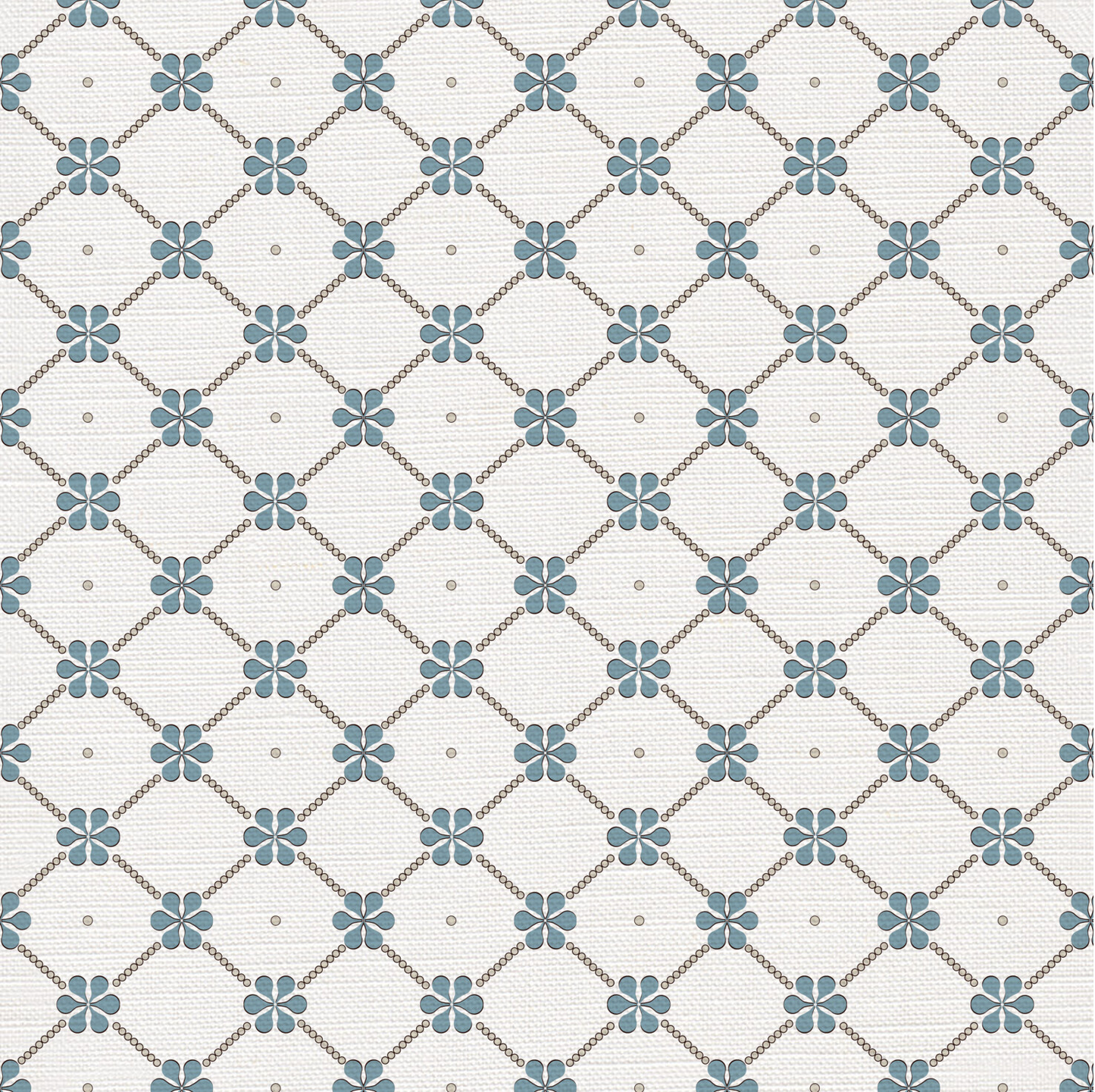 Organic Blooming Diamond Fabric — Sold by the Metre