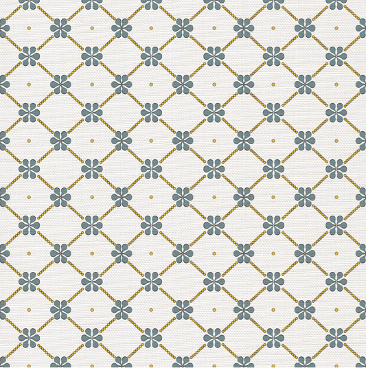 Organic Blooming Diamond Fabric — Sold by the Metre