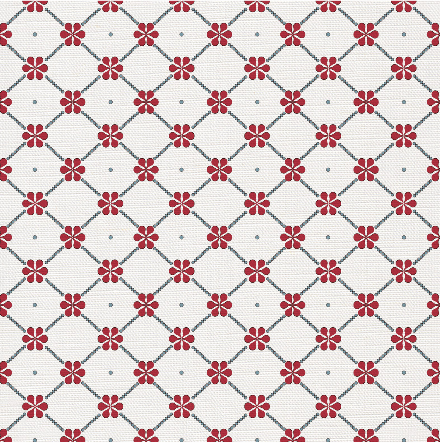 Organic Blooming Diamond Fabric — Sold by the Metre