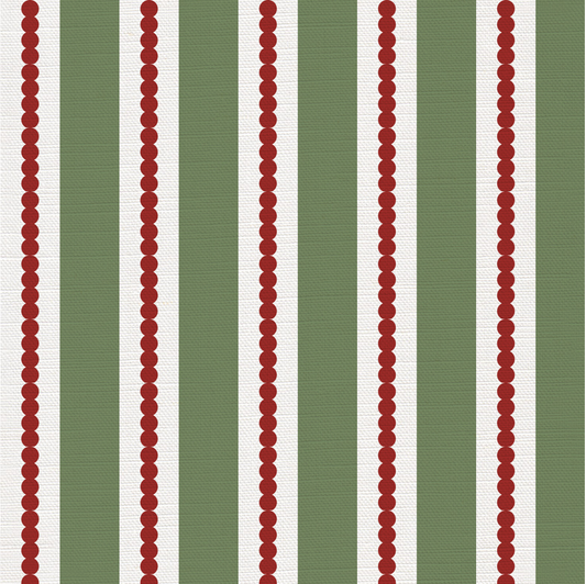 Organic Bobble Stripe Fabric — Sold by the Metre